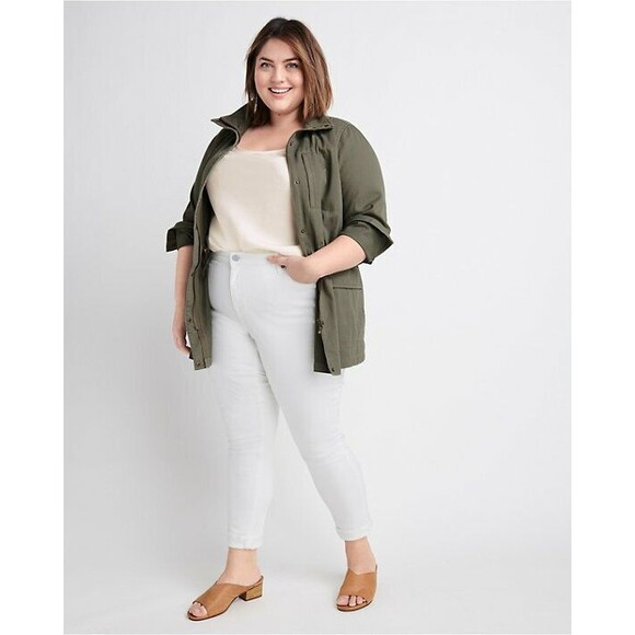 NWT New Ryllace 16 Silk Blouse Cami Ivory Off White Cream Tank Camisole Top Plus - Picture 3 of 12